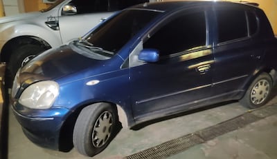 Vehículo en el que circulaban los aprehendidos.