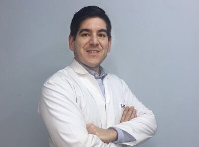 Doctor Miguel Agüero Pino, presidente de la Sociedad Paraguaya de Oncología Médica.