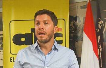 El diputado por Asunción y presidenciable Carlos Rejala (Hagamos).