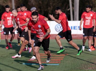 Los albirrojos se movilizaron esta mañana en Ypané.