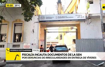 Video: Fiscalía incauta documentos de la SEN