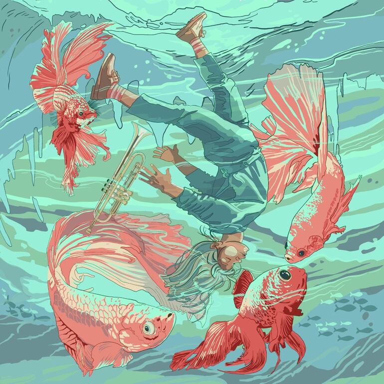 Ilustración de Vero Sforza para Mar Pérez.