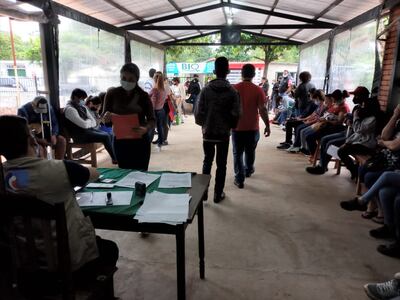 La inmunización se realiza en el Centro de Salud de San Antonio.