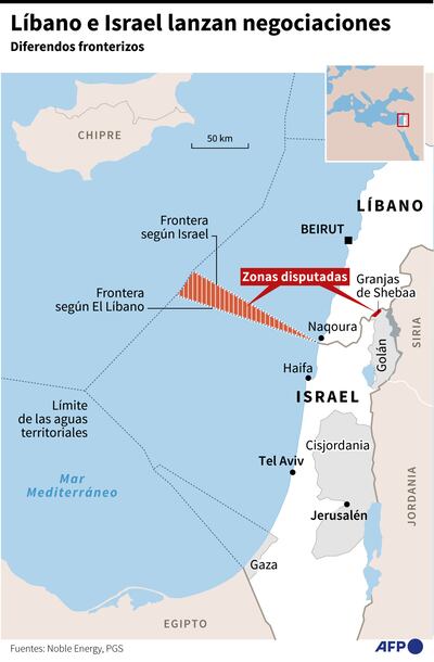 LÍBANO E ISRAEL LANZAN NEGOCIACIONES