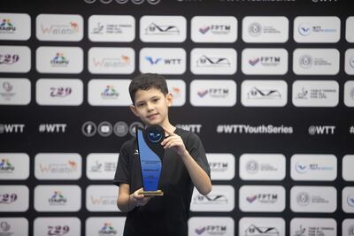 Fabricio Doldán (11) se ubicó entre los mejores cuatro del World Table Tennis (WTT) Youth Contender, que se hizo en la SND.