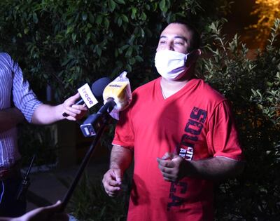 Carlos Morán, denunciante.