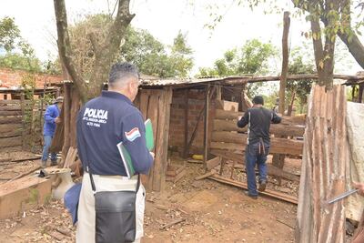 La propiedad fue recuperada sin mayores inconvenientes.