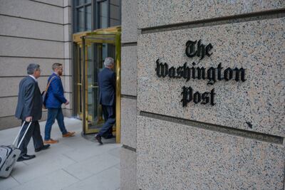 El edificio central de The Washington Post en la calle K, de Washington DC.