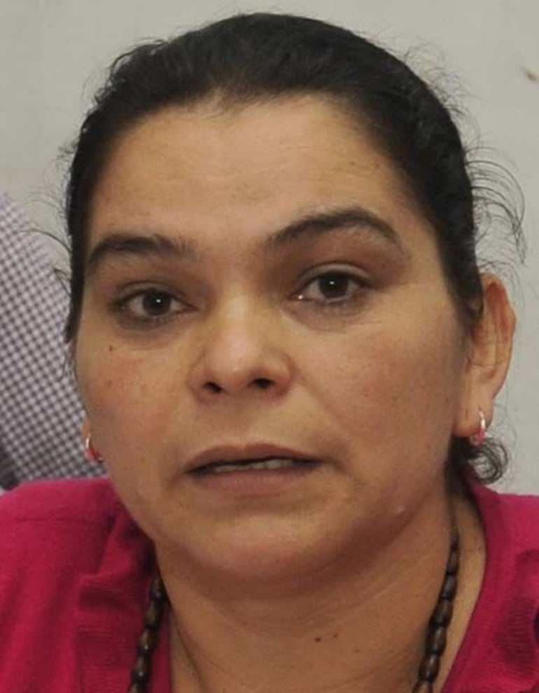 María Esther Leiva, líder de la CTCU, que recibió en 2019 para la restauración de la agricultura familiar G. 3.224 millones.