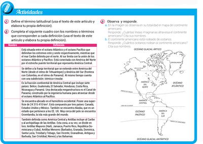 Los nombres de América en relación con su geografía
