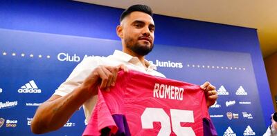 Sergio Romero fue presentado como nuevo arquero de Boca Juniors