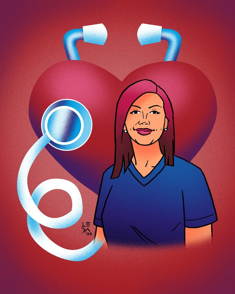 Nancy Garay, médica cardióloga de niños por vocación