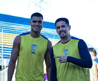 Marcelo de la Cruz Pérez Mosqueira (izq.) y Jorge Darío Mendoza.