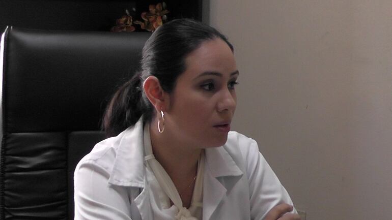 Dra. Natalia Arce, directora de IPS Curuguaty.