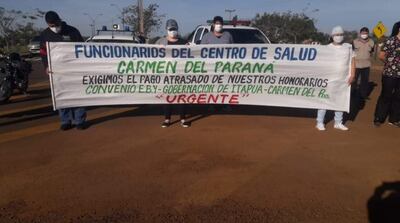 El personal de salud no cobra hace 6 meses.