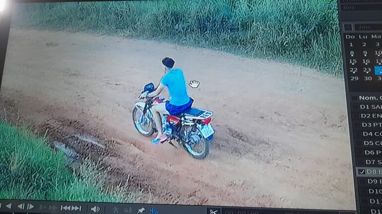 Imagen del sospechoso.