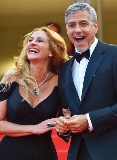 Julia Roberts y George Clooney.