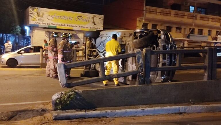 Accidente viaducto República Argentina