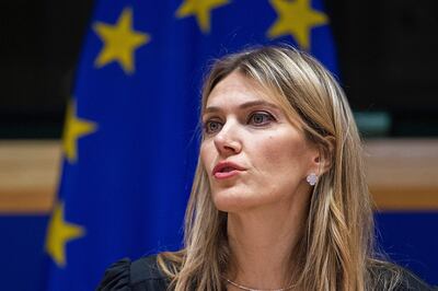 La eurodiputada griega Eva Kaili