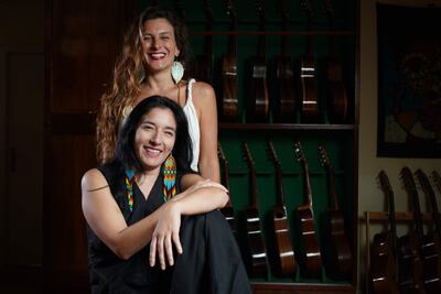 Iara Ferreira y Elodie Bouny presentarán hoy las canciones de su álbum “Caravana do Amanhã”.