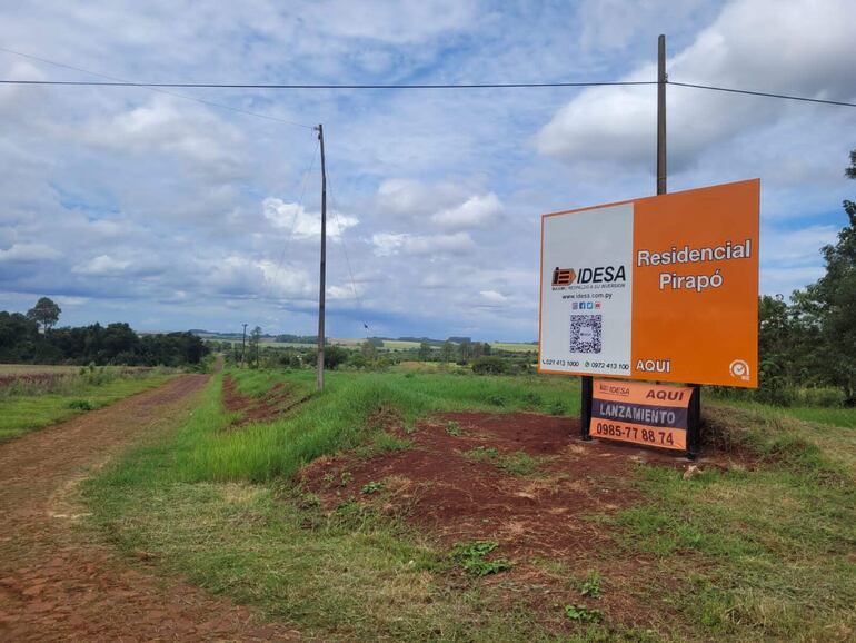 La nueva fracción es ideal para vivienda o inversión, con exclusivos lotes sobre ruta. 