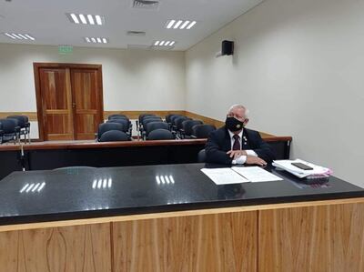 El fiscal Blas Pizzani, representante del Ministerio Público en el juicio.