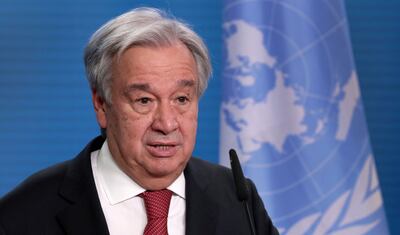 Antonio Guterres, Secretario General de la ONU.