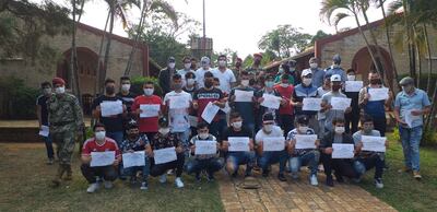 Los compatriotas dieron negativo al COVID-19.