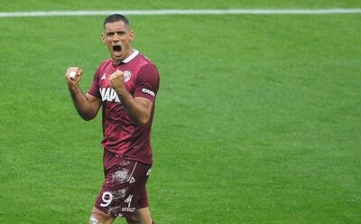 José “Pepe” Sand, 41 años, suma 10 goles en 10 apariciones en el presente campeonato de la Liga Profesional argentina.