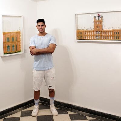 Marcelo Chaparro es el autor de las diez piezas que se podrán ver desde hoy en la Manzana.