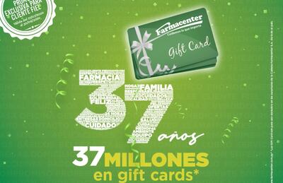 Esta promo aniversario de Farmacenter es exclusiva para el cliente fiel.