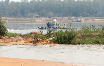 Actualmente avanzan con los trabajos de refulado.
