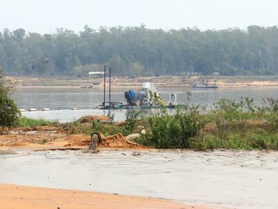 Actualmente avanzan con los trabajos de refulado.