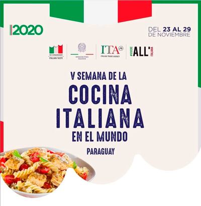 Diversas actividades se llevarán a cabo en el marco de la V Semana de la Cocina Italiana en el Mundo.