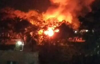 El incendio que causó la muerte de la criatura de dos años.