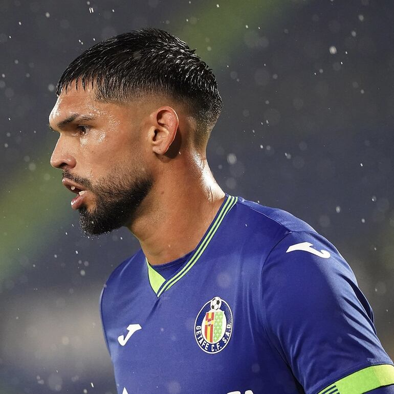 Omar Alderete, jugador paraguayo del Getafe de España