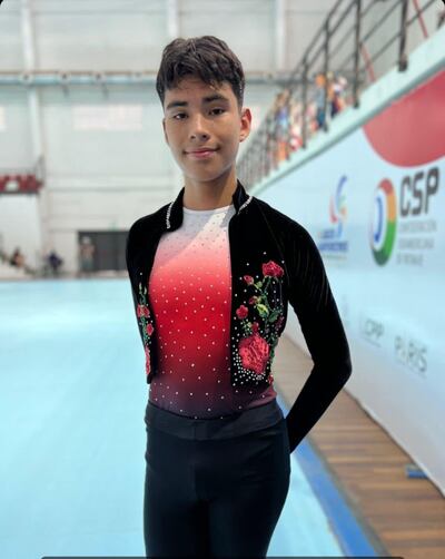 El atleta César Iván Caballero Ávalos (2/2/2010) conquistó ayer el primer oro para nuestro país en la modalidad Solo Dance.