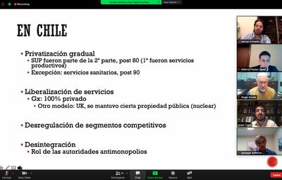 Los expositores  hablaron de las ventajas de las desmonopolización del sector eléctrico.