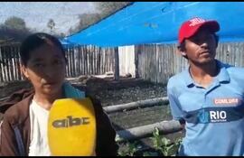 Familia Ishir en Fuerte Olimpo, pide asistencia estatal para labrar la tierra