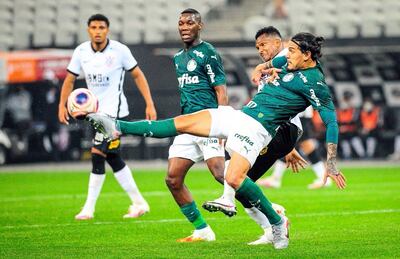 Gustavo Gómez jugó en Palmeiras,  Junior Alonso en Mineiro y Derlis Alegre (abajo), en Santa Cruz.