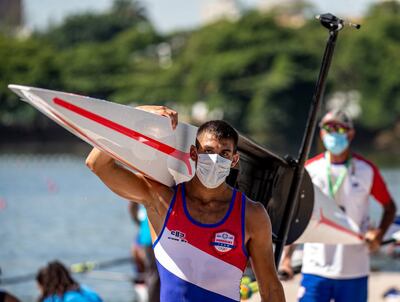 Javier Insfrán correrá hoy la semifinal de singles masculino.