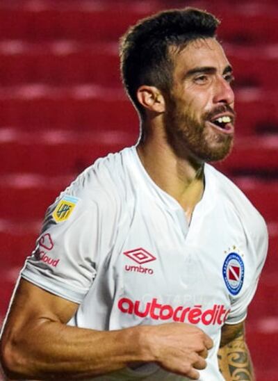 Gabriel Ávalos, 30 años, goleador de Argentinos Juniors.