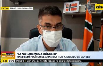El gobernador Ronald Acevedo dijo que hace años claman por ayuda para combatir a la mafia, pero que las autoridades nacionales nada hacen.