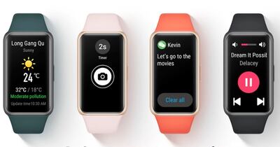 Ventajas de tener una pantalla Amoled en una banda inteligente.