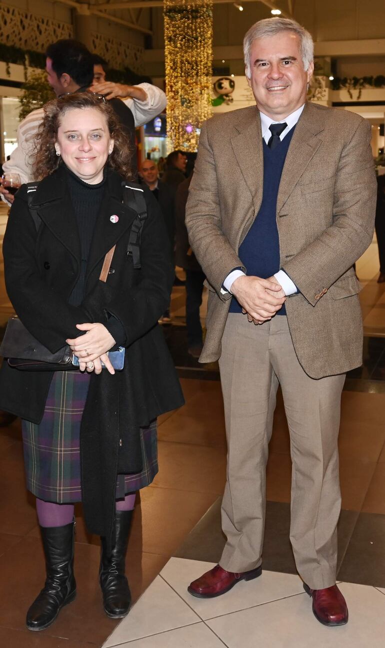 Lia Colombino y Oscar Ayala.