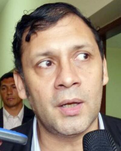 Víctor Alcides Bogado González, expulsado exsenador (ANR, HC). Fue condenado pero se resiste a pagar G. 480 millones.