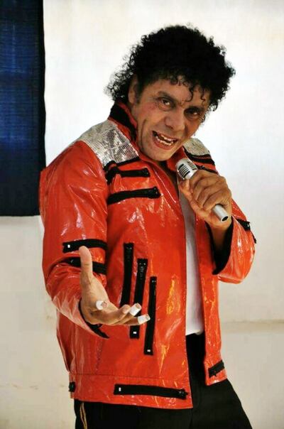 Ricardo Fariña, imitador de Michael Jackson.