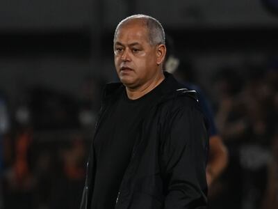 Francisco Arce, en el superclásico que definió la primera edición de la Supercopa Paraguay.