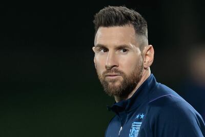 El delantero de Argentina Lionel Messi.