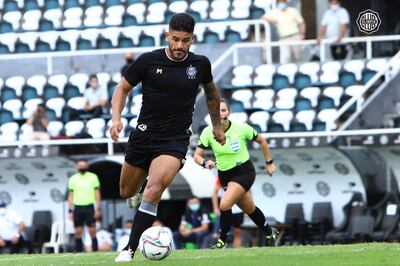 Jorge "Pollo" Recalde, jugador de Olimpia.